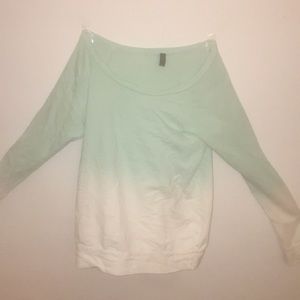 Ombré long sleeve shirt